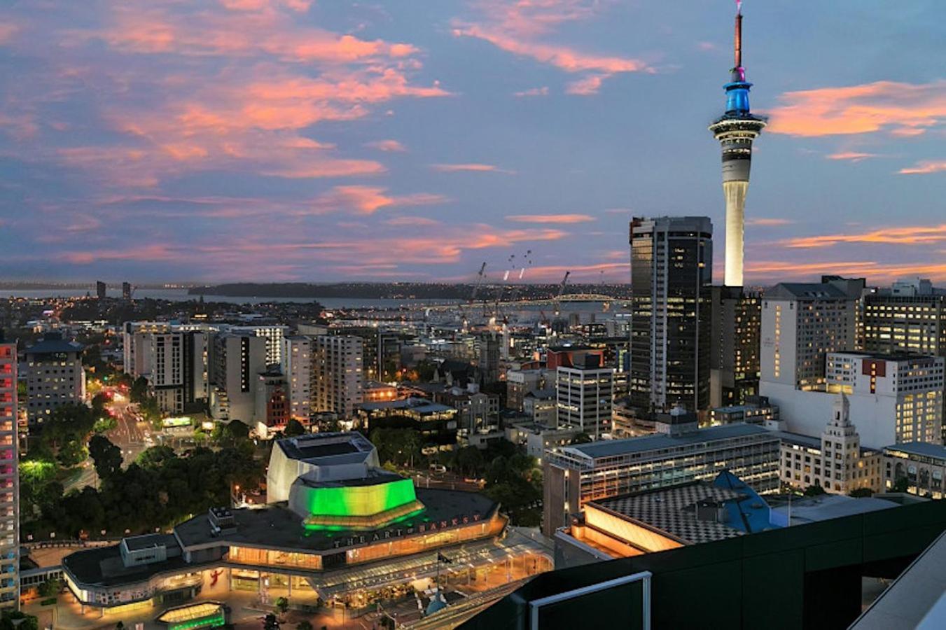 Stunning 3 Bedroom Penthouse Apt In Auckland Cbd מראה חיצוני תמונה